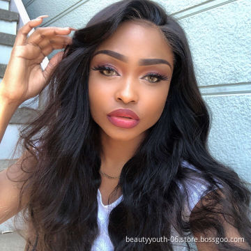 Best quality unprocessed Brazilian 100% virgin full lace human hair wig